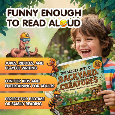 The Secret Jobs of Backyard Creatures by Claire Monroe – Full-Color Illustrated Nature Encyclopedia for Kids Ages 6–10