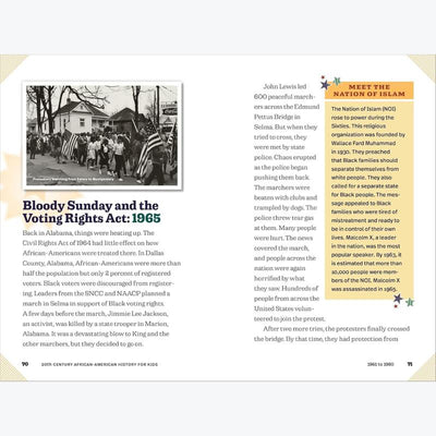 20th Century African American History for Kids: The Major Events that Shaped the Past and Present by Margeaux Weston